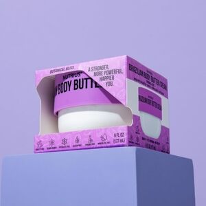 Brazilian Body Butter Cream - Purple and White